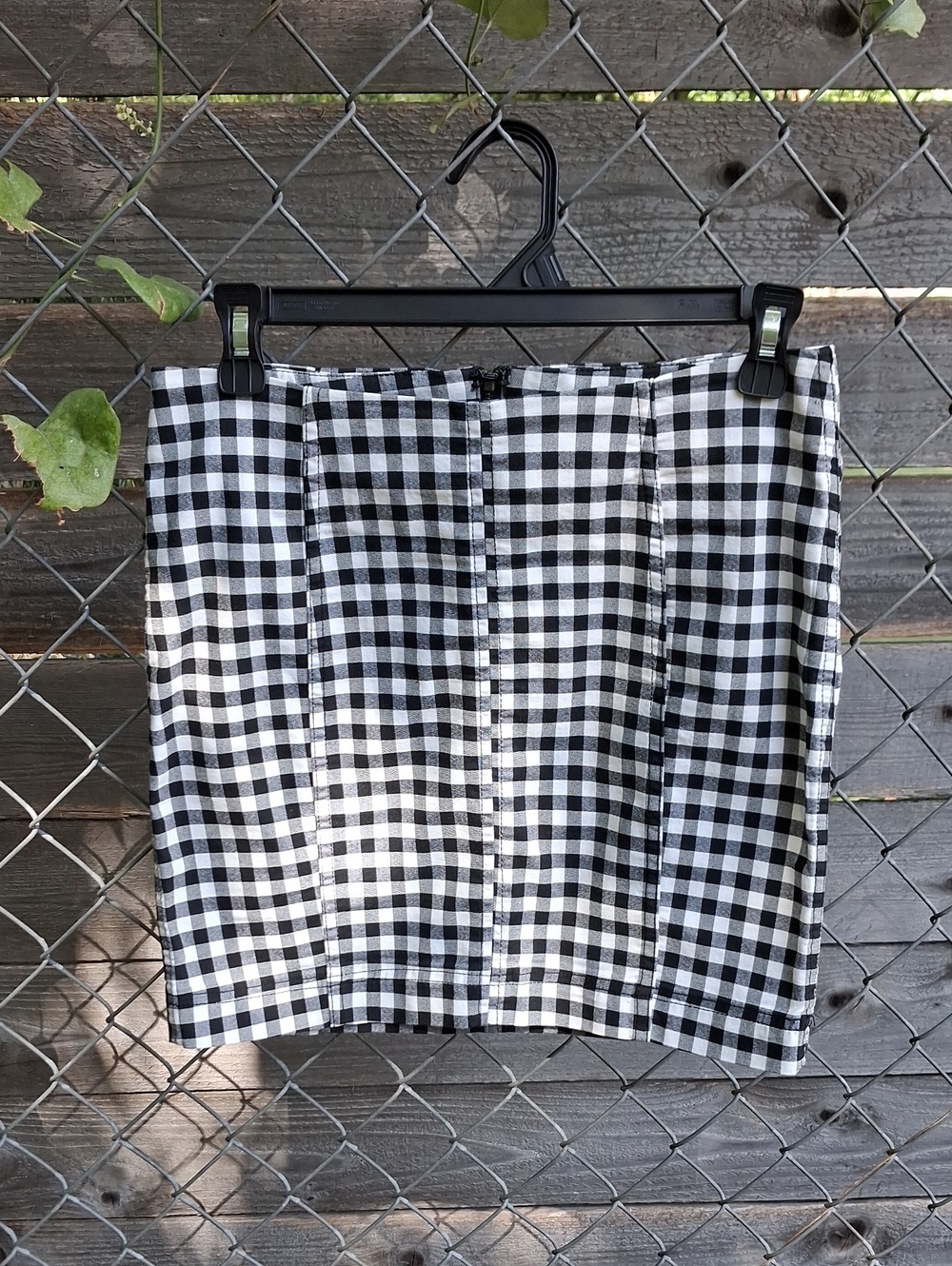 Free People Gingham Skirt Miniskirt